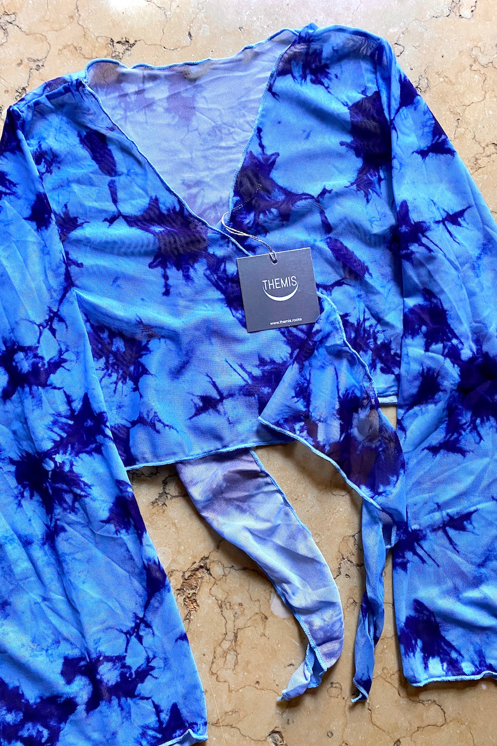 BABI CROP TOP BLUE