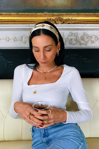 IRINA BLACK BLOUSE
