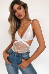 GAIA WHITE BODYSUIT