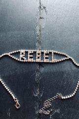 REBEL SILVER CHOKER
