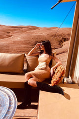 RASHA CAMEL DRESS