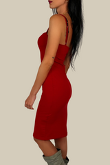 GEORGINA RED DRESS