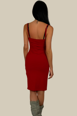 GEORGINA RED DRESS