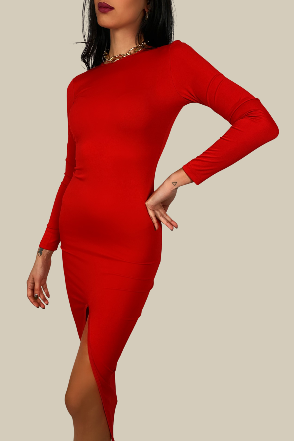 KORINA RED DRESS