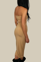 RASHA CAMEL DRESS