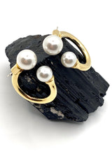 AIKO GOLD EARRINGS
