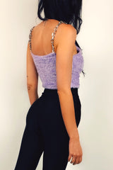VIOLET CROP TOP