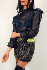 IRINA BLACK BLOUSE