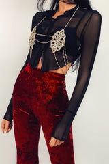 ELLEN BLACK BLOUSE