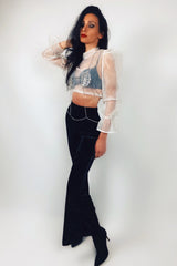 STELLA BLACK TROUSERS