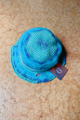 CROCHET BUCKET HAT TURQUOISE