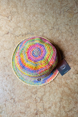 CROCHET BUCKET HAT COLORFUL