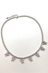 BUTTERFLIES CHOKER SILVER