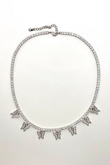 BUTTERFLIES CHOKER SILVER