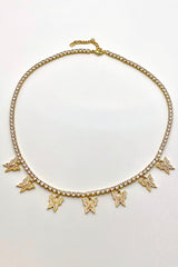 BUTTERFLIES CHOKER GOLD