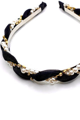 CAROLINE BLACK HEADBAND