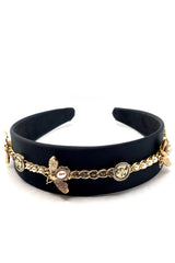 CATHERINE BLACK HEADBAND