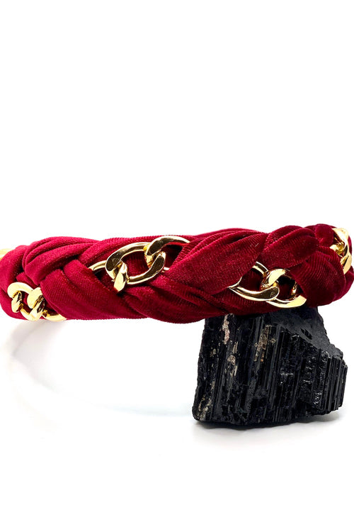 ALEXANDRA RED HEADBAND