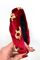 ALEXANDRA RED HEADBAND