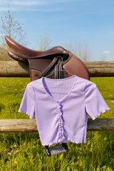 PRISCILLA CROP TOP LILLA