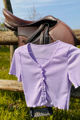 PRISCILLA CROP TOP LILLA