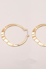 IRREGULAR HOOP EARRINGS