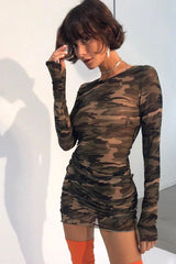 ARMY MINI DRESS